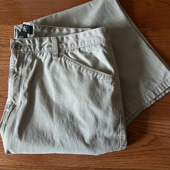 Mens 7 pant bundle Timberland Calvin Klein Gap US Polo Assn size 38 x 32 - Picture 13 of 15